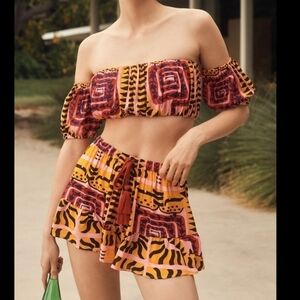 Joao Incerti for Anthropologie The cecy  off shoulder TOP ONLY S